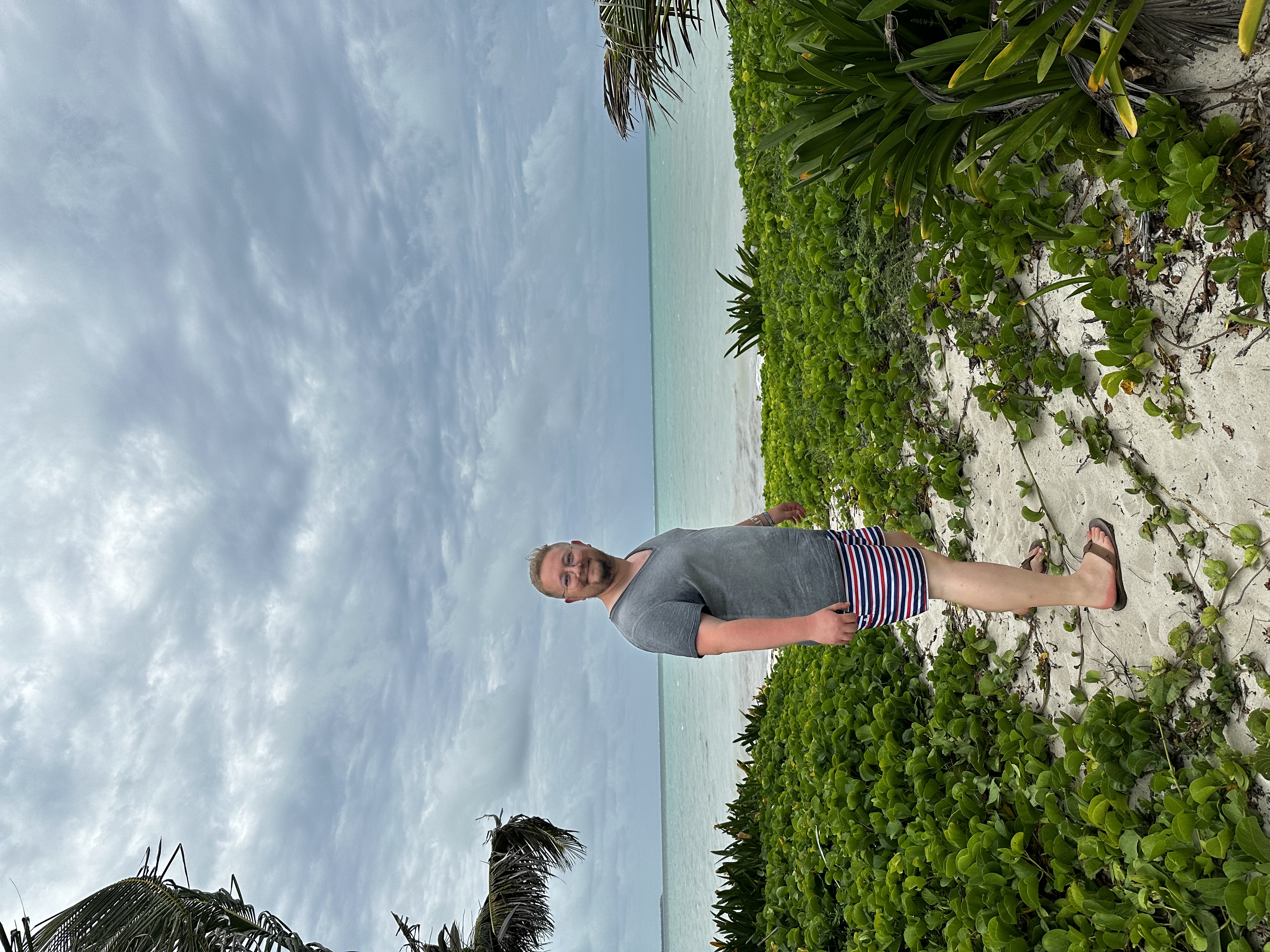 Me at a beach